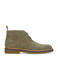 Manfield suède veterboots groen