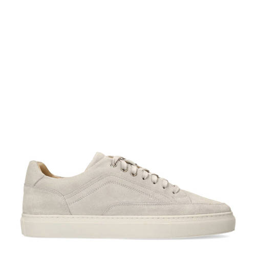 Manfield suède sneakers ecru afbeelding