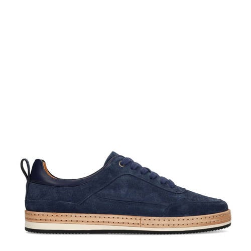 No Stress suède sneakers donkerblauw afbeelding