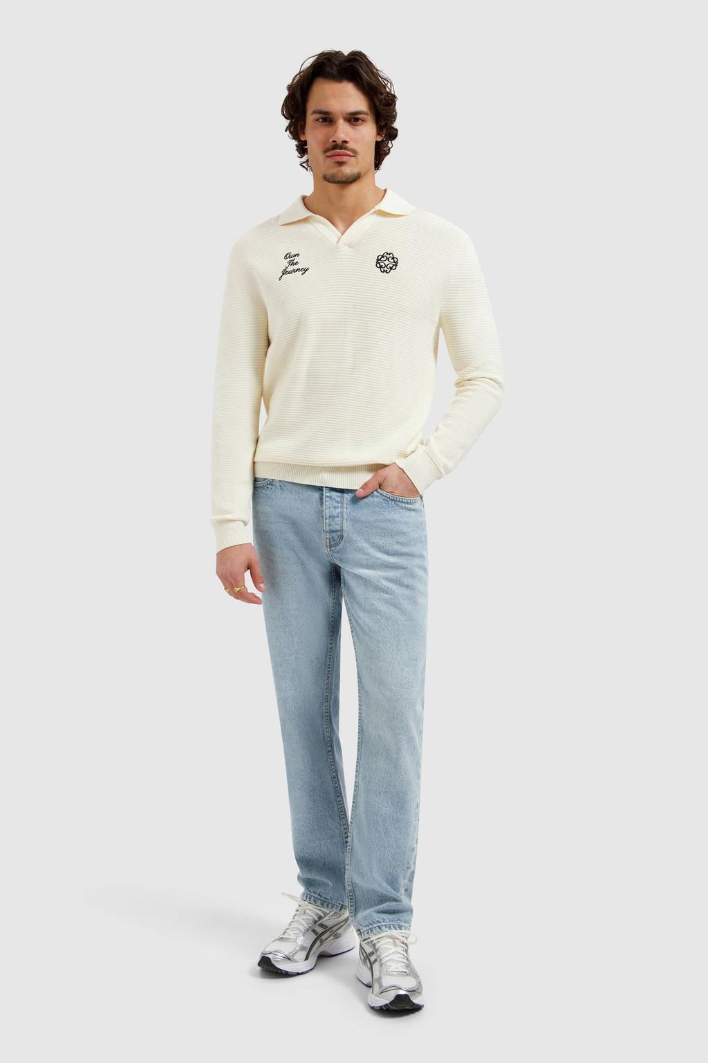 Pure Path Eric regular fit jeans denim light blue