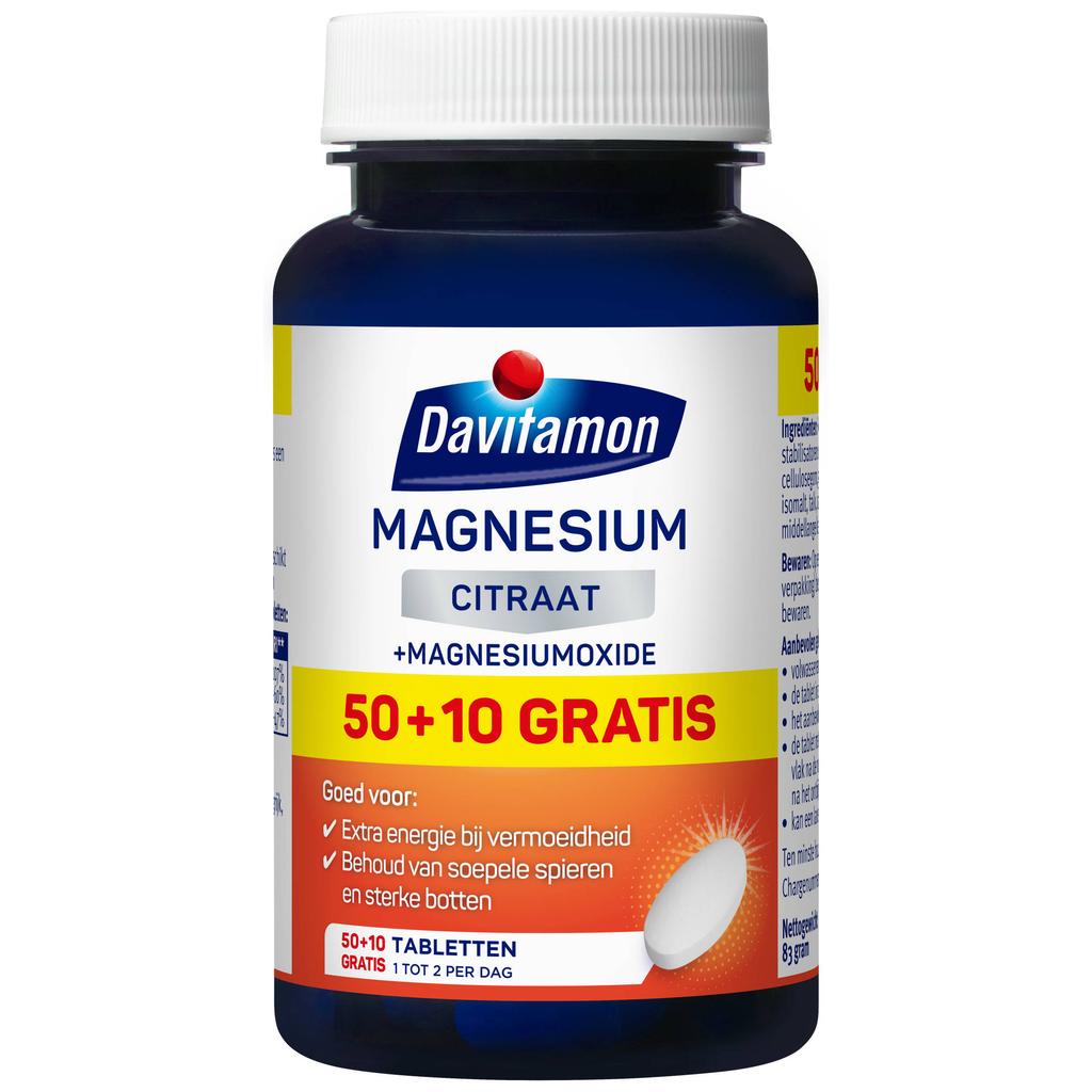 Davitamon Magnesium Citraat tabletten - 60 stuks
