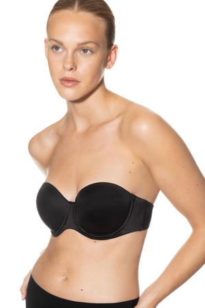 Ultradunne Strapless Bh's Voor Dames Met Hangende Borsten Onzichtbare Bandeau-BH Zachte Beugel Tube-top Bralettes (Color : Black1, Size : 95/42D Ultradunne Strapless Bh's Voor Dames Met Hangende Borsten Onzichtbare Bandeau-BH Zachte Beugel Tube-top Bralettes (Color : Black1, Size : 95/42D