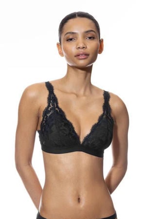niet-voorgevormde bralette Poetry Vogue zwart