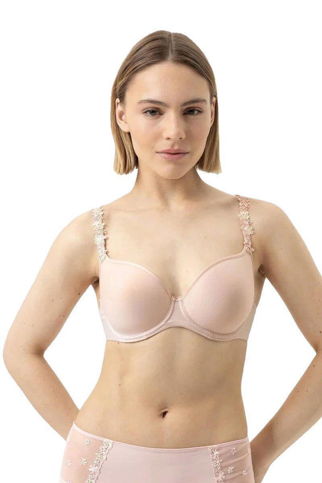 Mey voorgevormde spacer T-shirt-bh met beugel Pretty Joan zachtroze