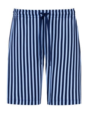pyjamashort Graphic Stripes lichtblauw/donkerblauw