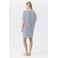 Mey nachthemd Breezy Stripes wit/donkerblauw