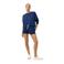 Mey pyjamashort Mellow Cotton donkerblauw