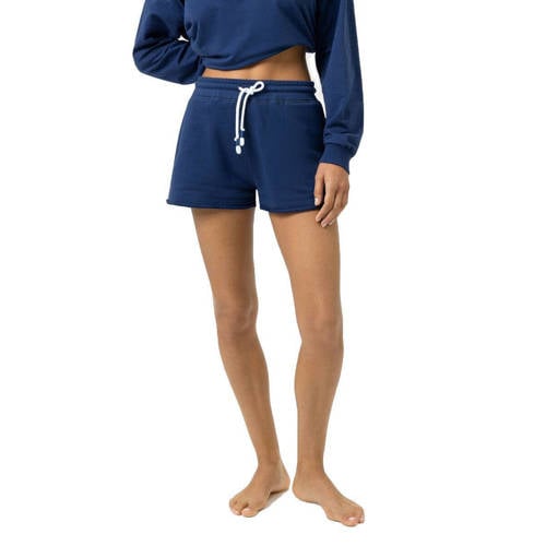Mey pyjamashort Mellow Cotton donkerblauw afbeelding
