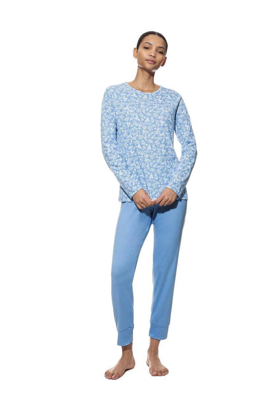 Mey pyjama set Flower Meadow lichtblauw