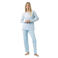 Mey pyjama set Simple Stripes lichtblauw