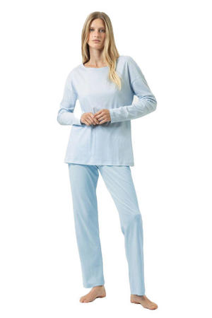 pyjama Simple Stripes lichtblauw