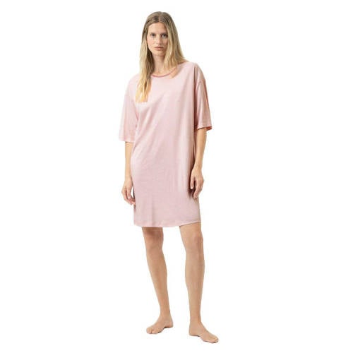 Mey nachthemd Simple Stripes lichtroze afbeelding