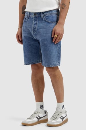 denim regular short blauw