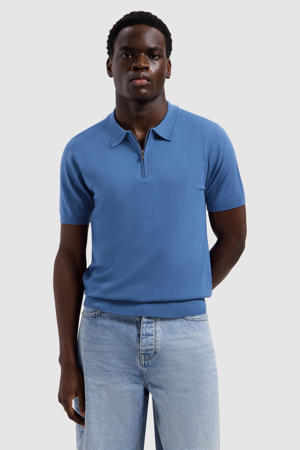 regular polo blauw