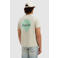 Pure Path regular T-shirt met backprint beige