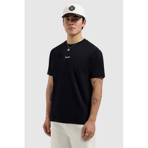 Pure Path regular T-shirt met backprint zwart afbeelding