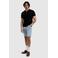Pure Path denim slim short blauw
