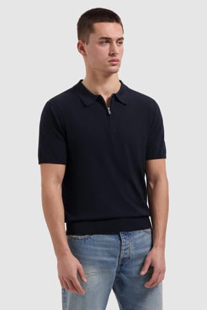 regular polo donkerblauw