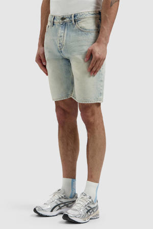 The Owen denim regular short blauw