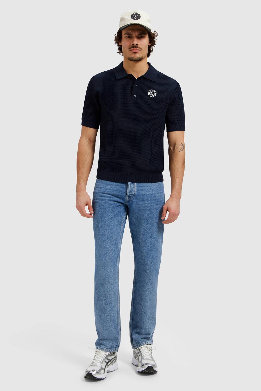 Pure Path Eric regular fit jeans denim mid blue