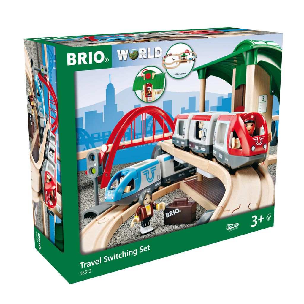Ravensburger BRIO World Treinset met perron - 33512