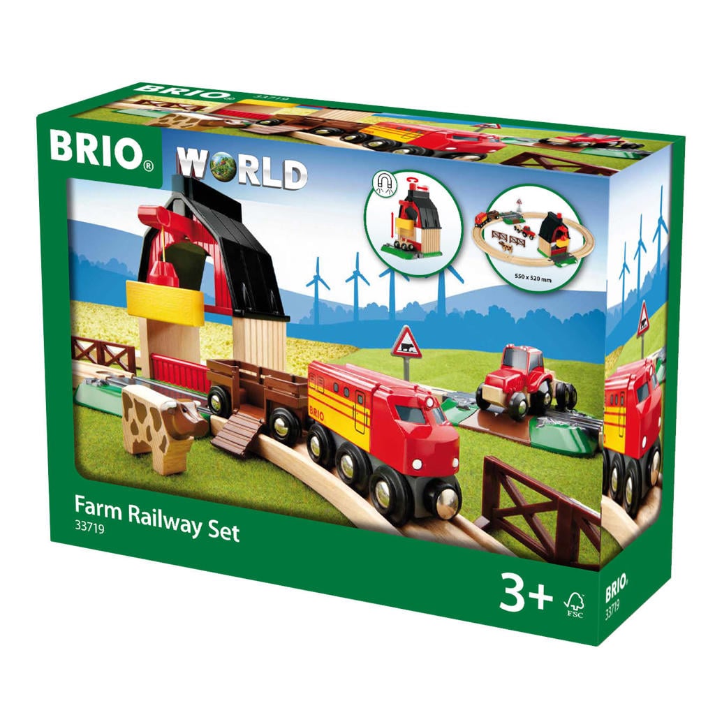 Ravensburger BRIO World Treinset met boerderij - 33719