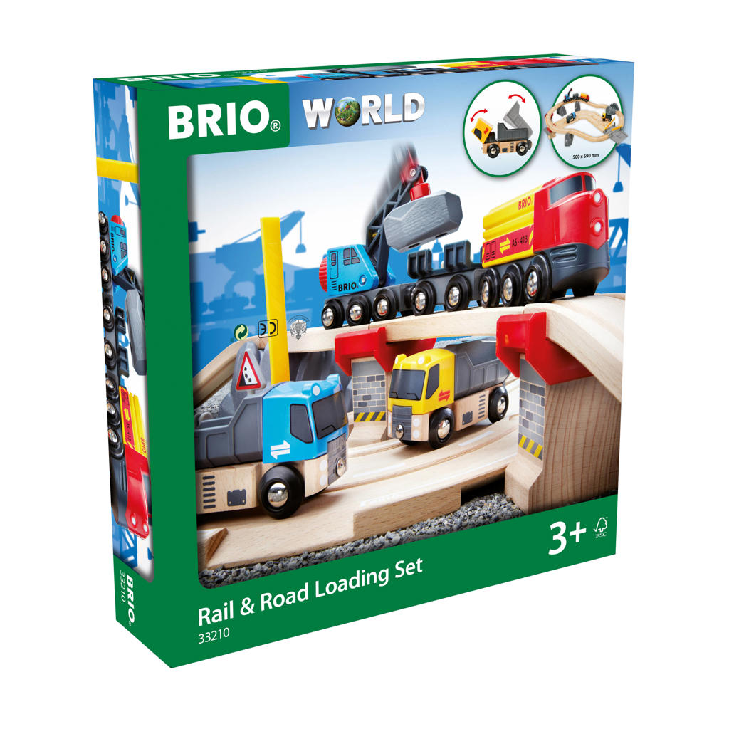 Ravensburger BRIO World Spoor en weg transportset - 33210