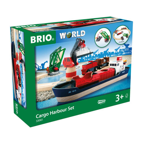 Ravensburger BRIO World Treinset vracht bij de haven - 33061 afbeelding