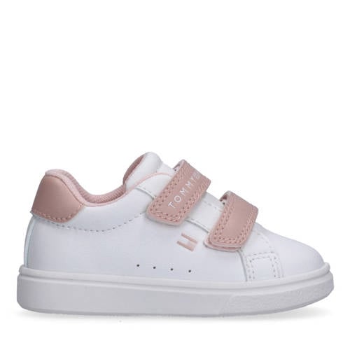 Tommy Hilfiger Hector sneakers wit/lichtroze afbeelding