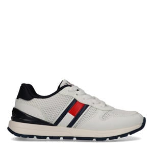 Jan sneakers wit/blauw