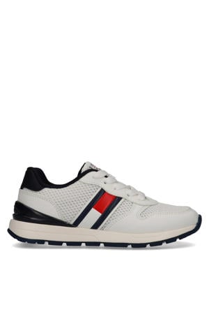 Jan sneakers wit/blauw
