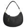 Manfield leren crossbody tas zwart