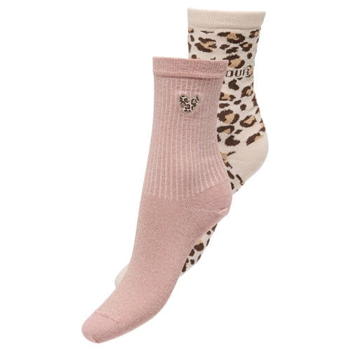 ONLY sokken ONLOLIVIA - set van 2 roze afbeelding
