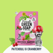 thumbnail: Marcel's Green Soap wasmiddel universeel - Patchouli & Cranberry navulling 4 x 23 wasbeurten - 92 wasbeurten