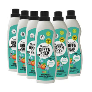 wasmiddel kleur - Perzik & Jasmijn 6 x 1L - 138 wasbeurten