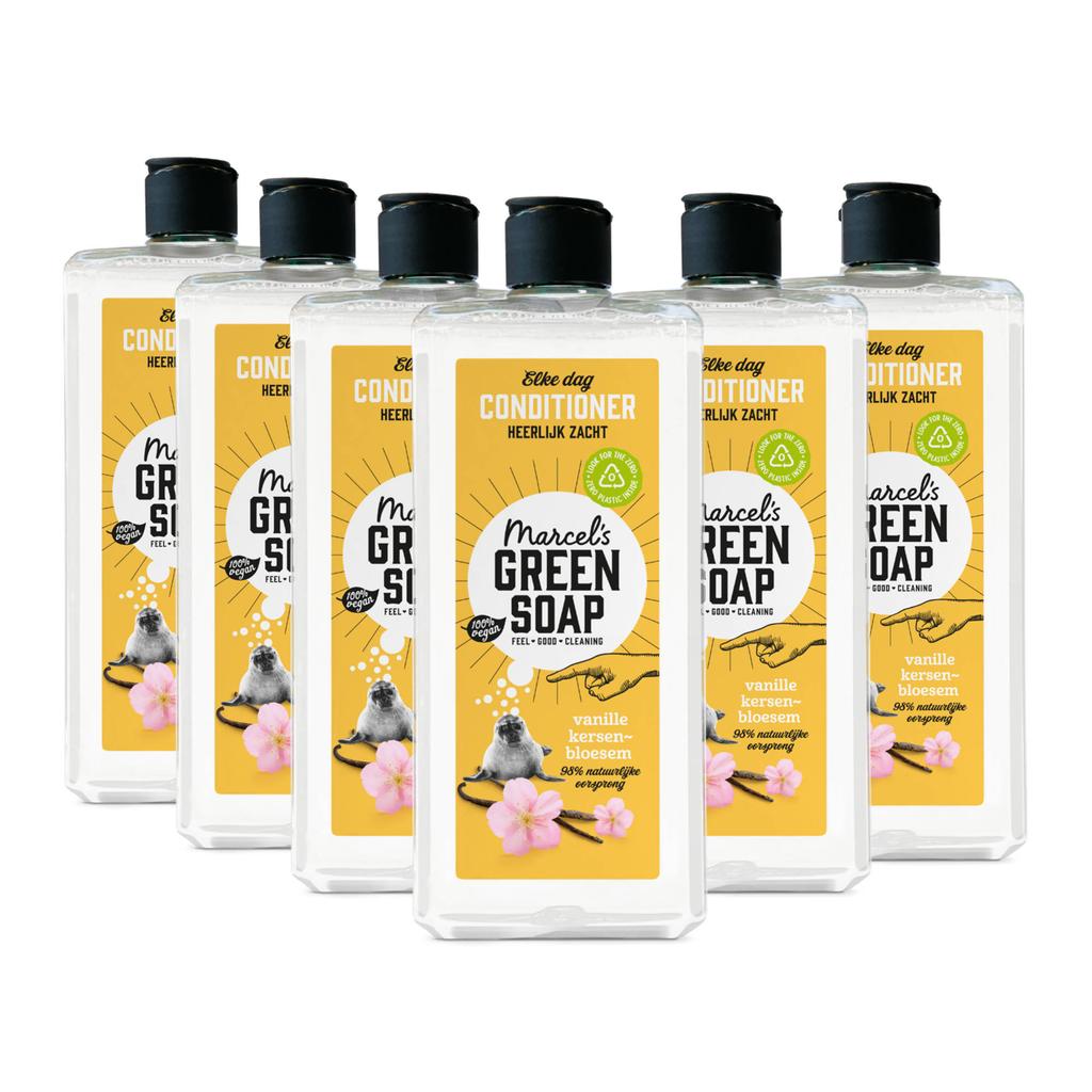 Marcel's Green Soap every day conditioner - Wonderfully Smooth Vanille & Kersenbloesem 6 x 300 ml