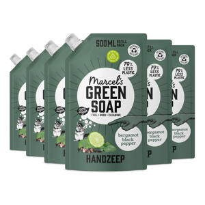 handzeep - Bergamot & Black Pepper navulling 6 x 500ml