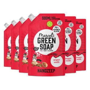 handzeep - Argan & Oudh navulling 6 x 500ml