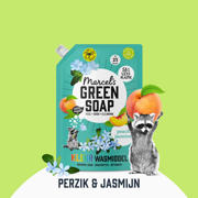 thumbnail: Marcel's Green Soap wasmiddel kleur - Perzik & Jasmijn navulling 4 x 23 wasbeurten - 92 wasbeurten
