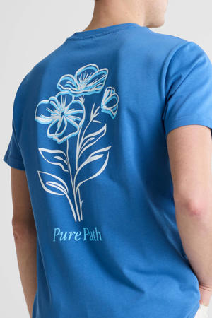 regular T-shirt met backprint