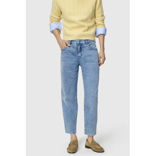 MAC BOBBIE straight leg jeans medium blue denim afbeelding