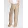 MAC high waist broek met linnen zand