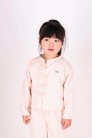 gestreepte blouse roze