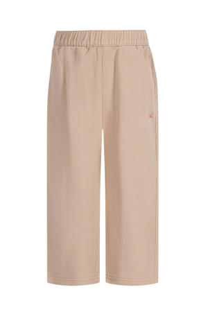 regular waist casual broek zand