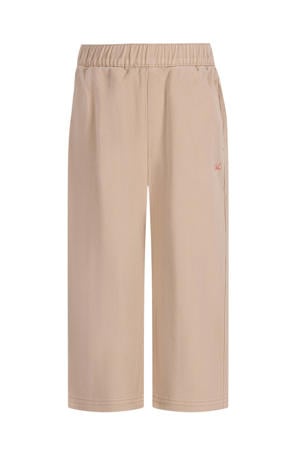 regular waist casual broek zand