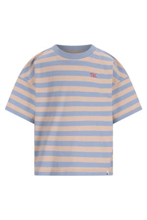 gestreepte T-shirt blauw