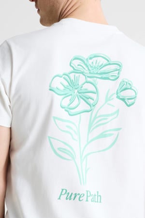 regular T-shirt met backprint