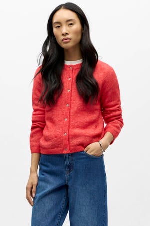 vest rood gebreid