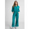 Tramontana straight high waist broek groen