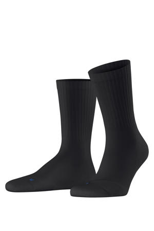 sokken Run Rib Crew zwart